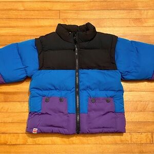 LEGO X TARGET Puffer Jacket Vest Removable Sleeves KIDS Size 3T Childrens Boys